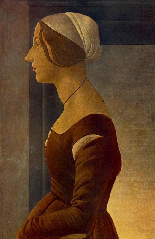 Portrait of a Young Woman (La bella Simonetta) fs, BOTTICELLI, Sandro